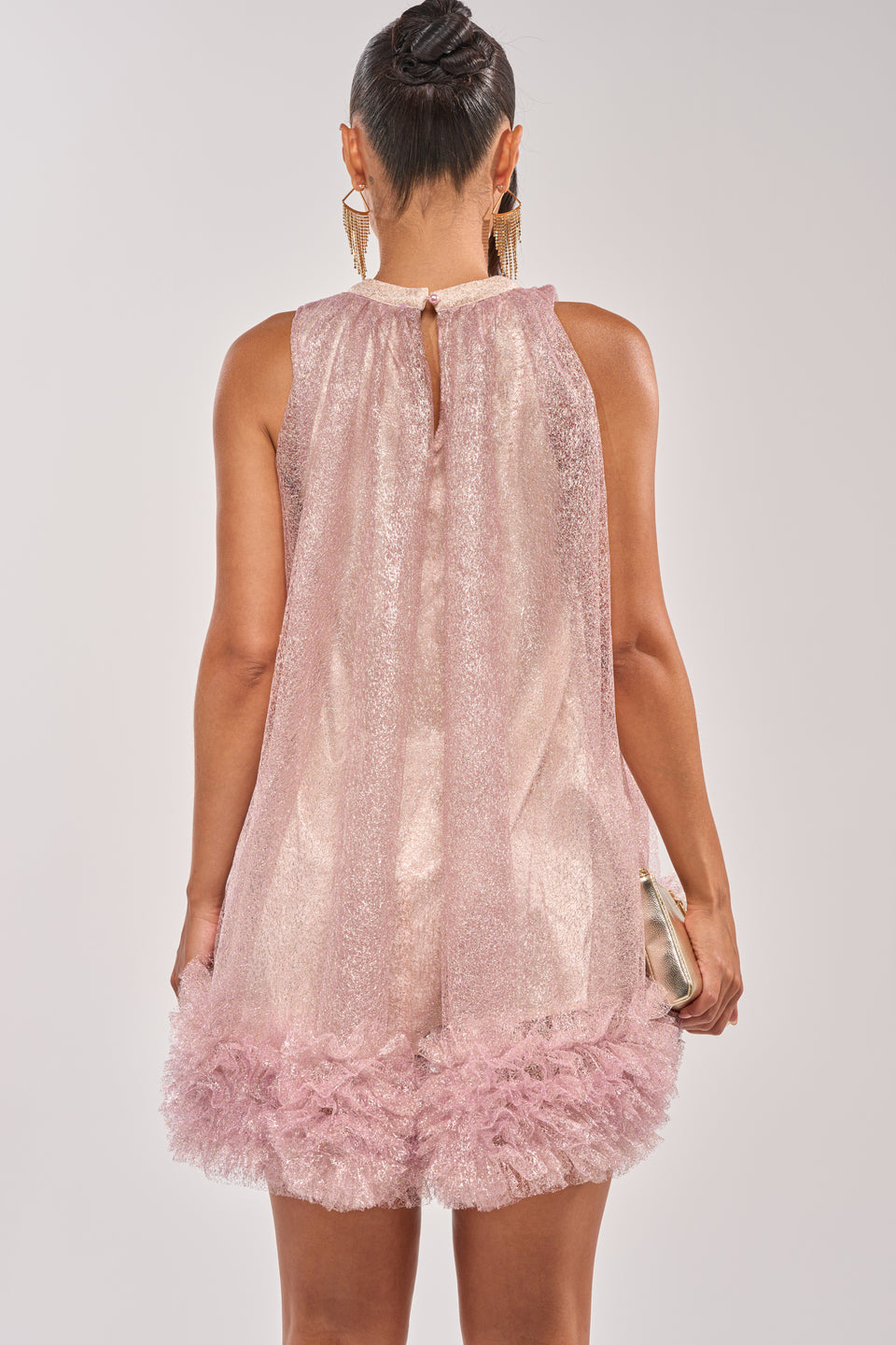 arie mini dress in dusty pink Arie Mini Dress