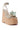 AZALEA WANG DALEYZA GREEN FLORAL WEDGE SANDAL