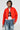 DAVIS EVERYDAY VARSITY BOMBER IN RED