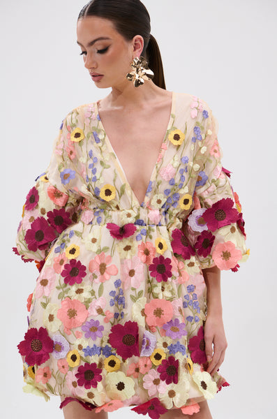 akira lexi floral mini dress BABY – Women's Floral Open Knit Color:As picture1 gender:Men's Style it with strappy