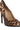 Get a closer look at the AZALEA WANG EILANA LEOPARD STILETTO PUMP, featuring a bold leopard print design. This stunning shoe boasts a pointed toe and stiletto heel, along with the added luxury of a comfort cushion insole. The textured pattern combines black and brown on a beige background for an eye-catching finish.