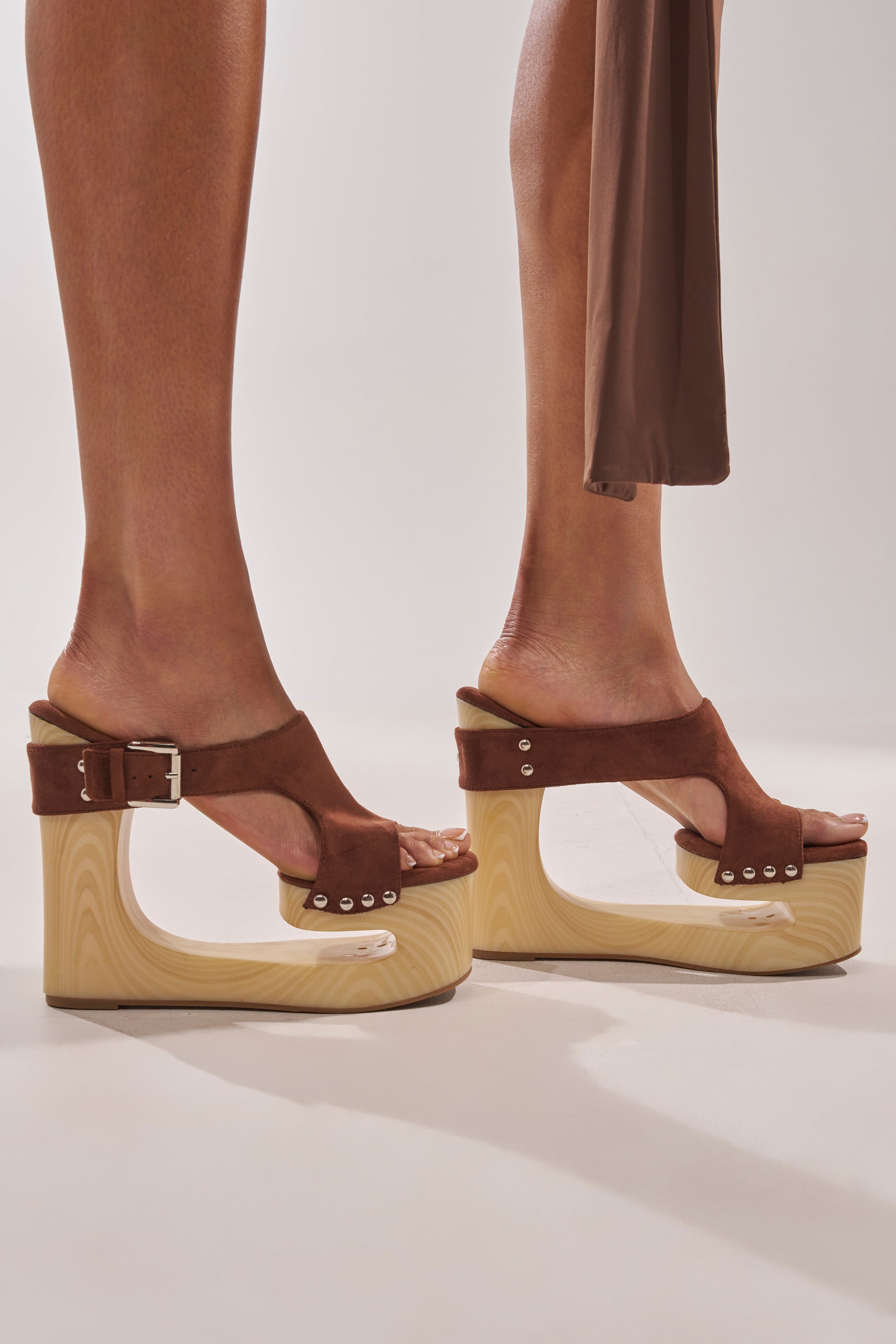 Step out in style with the AZALEA WANG ELGEDI TAN PLATFORM SANDAL for a boho-chic twist to your look. 2