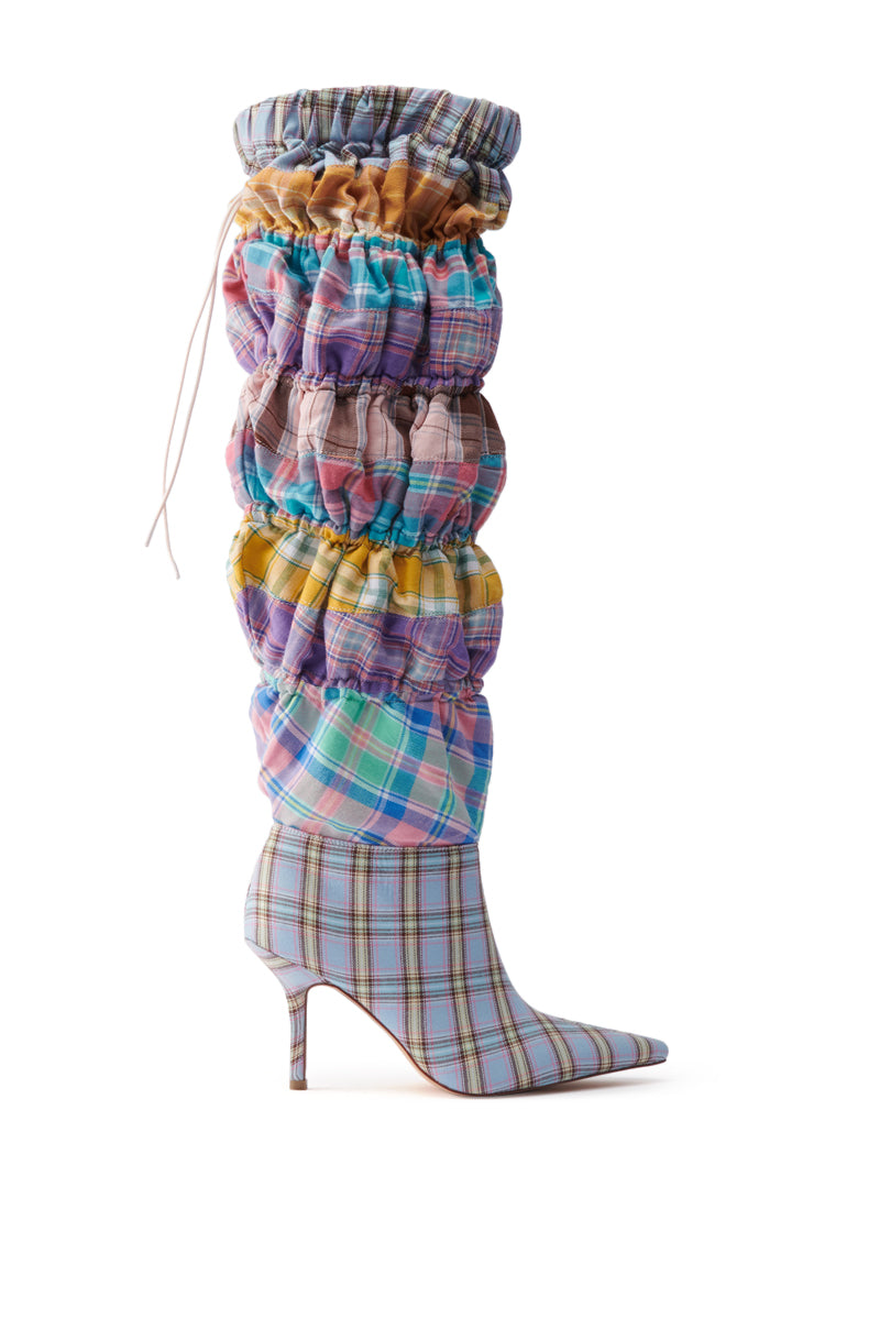 AZALEA WANG ELODIE PINK MULTI BOXER BOOT – AKIRA