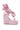 The AZALEA WANG EMEKA Pink Platform Sandal with Bow is a light pink faux leather wedge heel, featuring a large wide pink bow wrapping around the ankle and an open toe design.