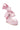 The AZALEA WANG EMEKA PINK PLATFORM SANDAL WITH BOW is a light pink faux leather sandal with a thick ankle strap, dramatic bow, minimal design, single front strap, and an elevated wedge heel for added style and height.