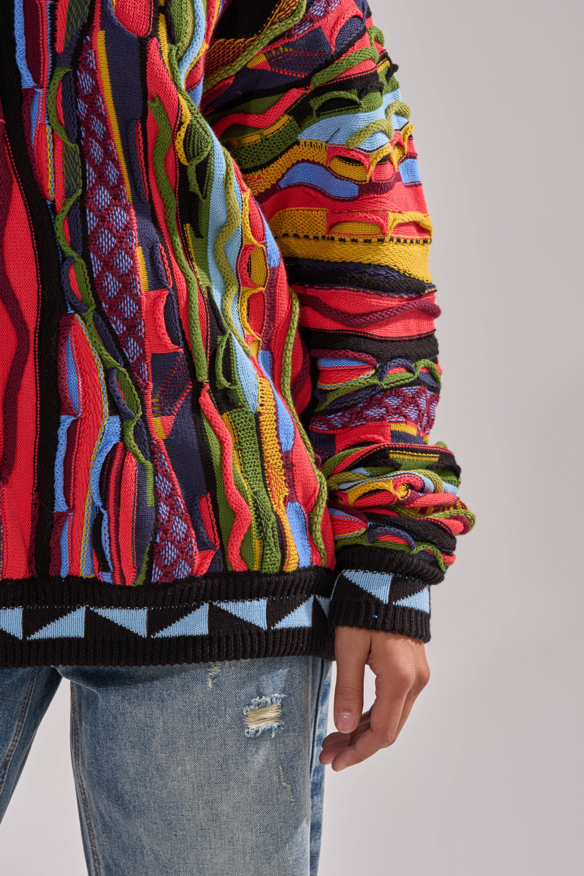 VINTAGE MULTICOLORED OVERSIZED SWEATER – AKIRA