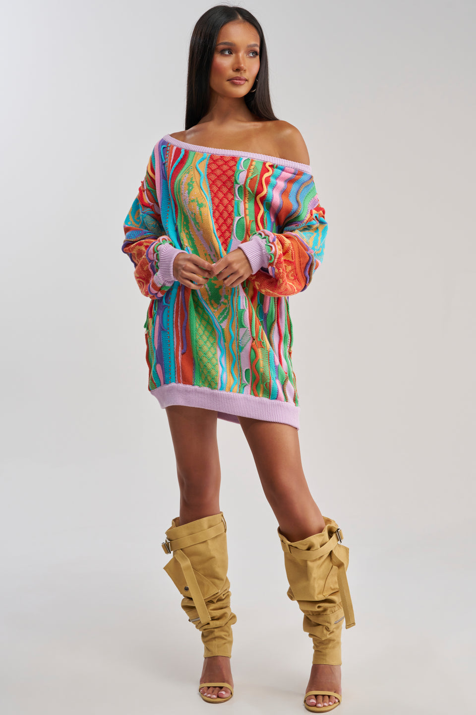 AKIRA Crowd Favorite Sweater Mini Dress