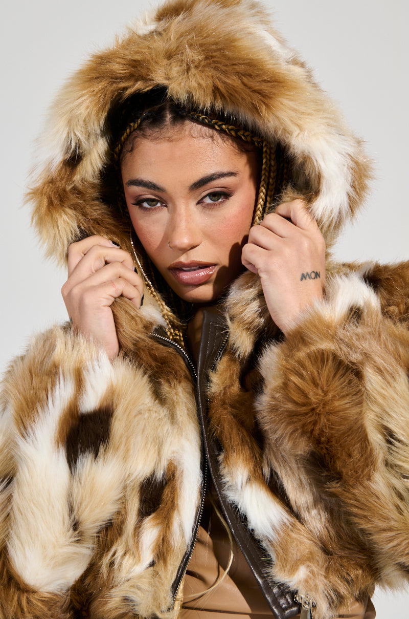 FENNEC FAUX FUR BOMBER – AKIRA
