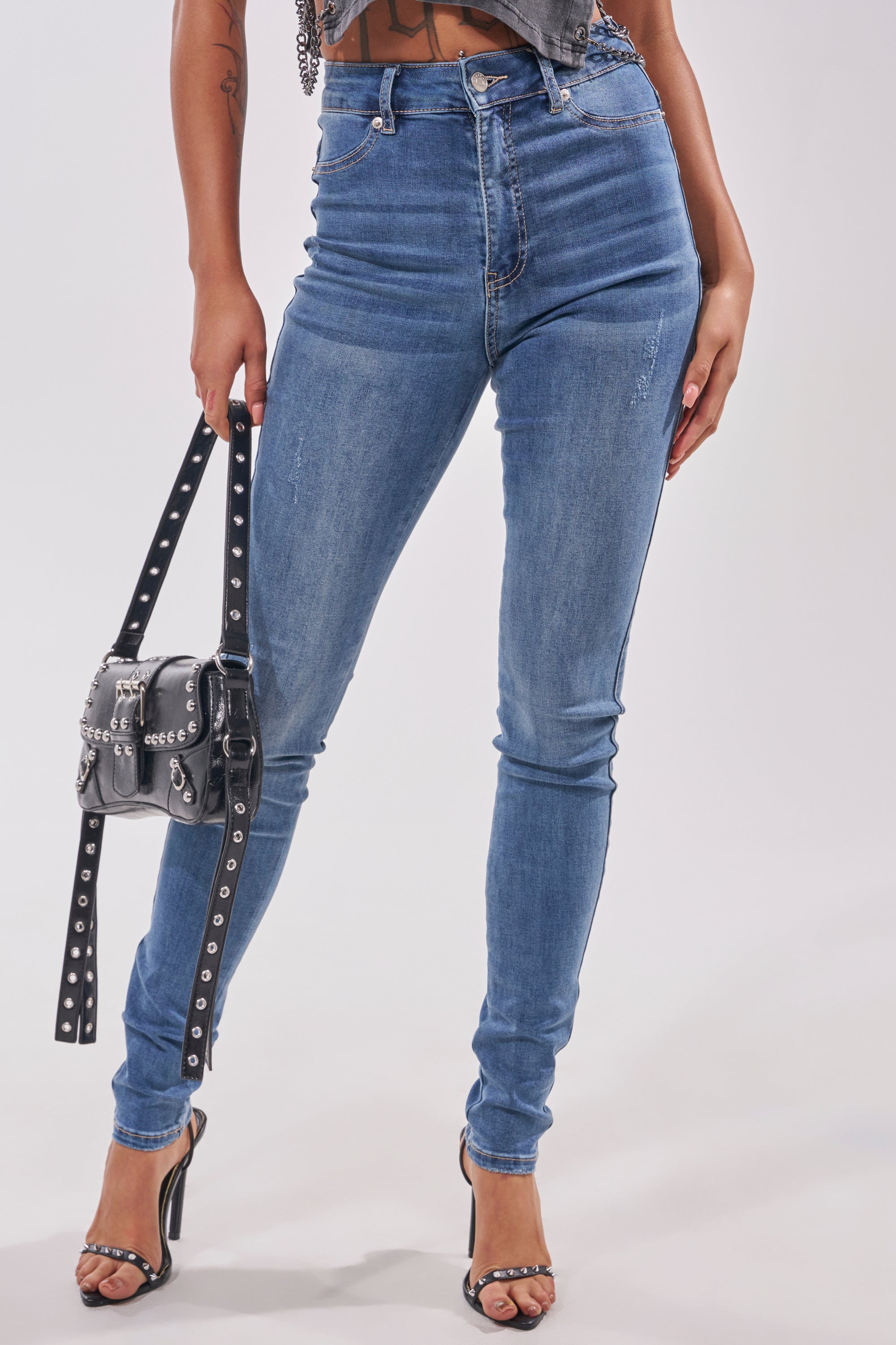FLEX-FIT HIGH WAISTED SUPER STRETCHY SKINNY JEANS – AKIRA