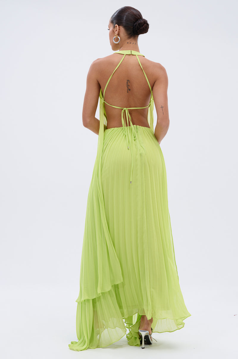 NIXEN MAXI DRESS WITH CHIFFON OVERLAY AKIRA NIXEN MAXI DRESS WITH CHIFFON OVERLAY AKIRA