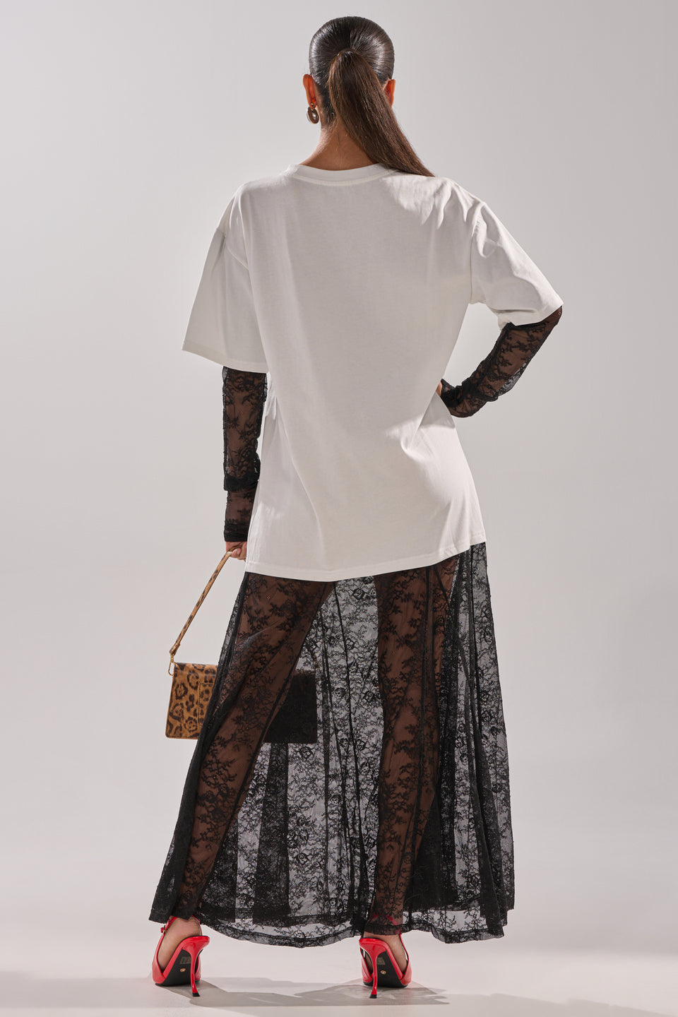 lace skirt shirt dress Lace Skirt/Shirt Set