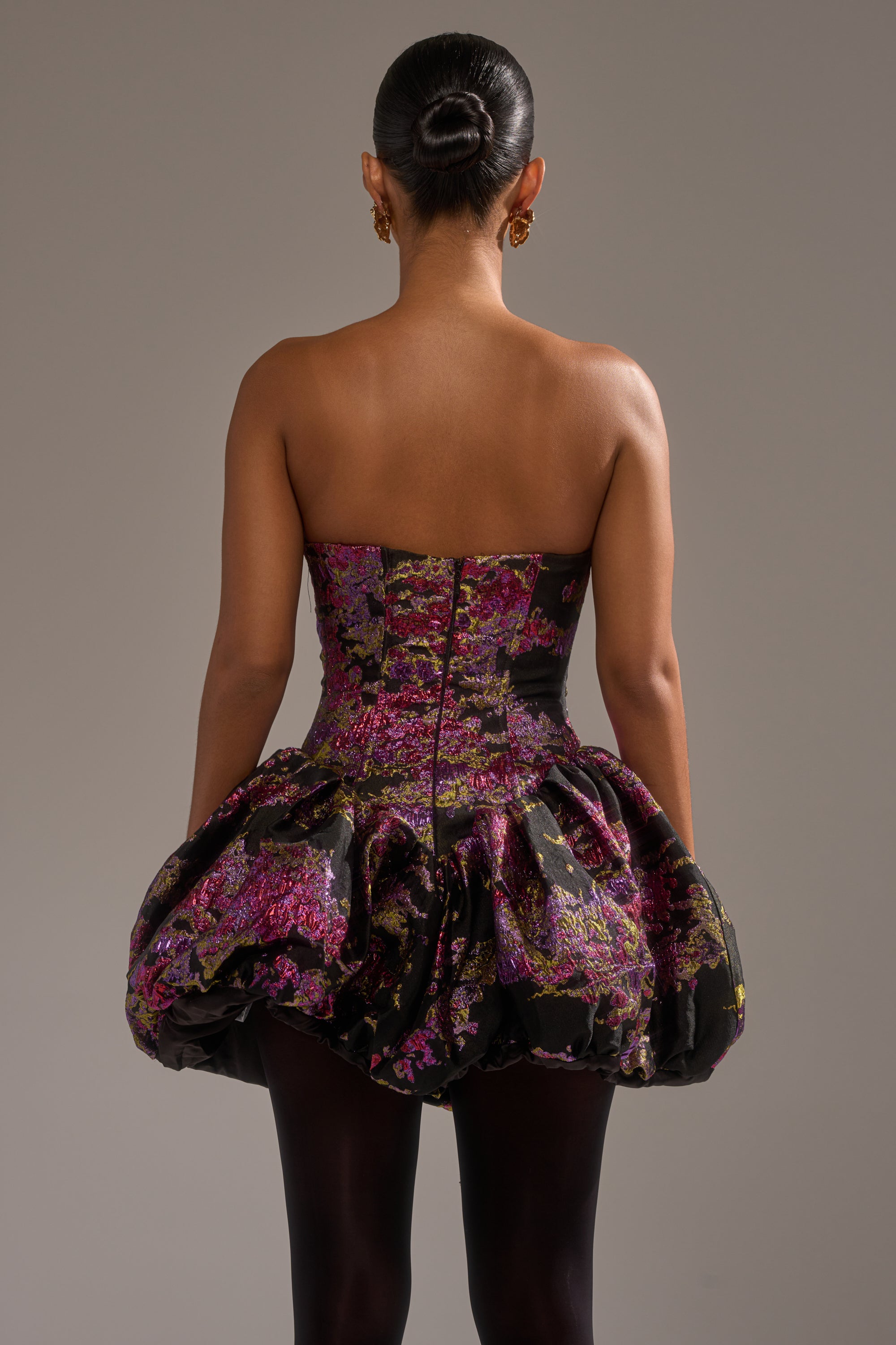 open lace back dress Penny Lane Purple Sequin Mini Dress - US 2 main image 1