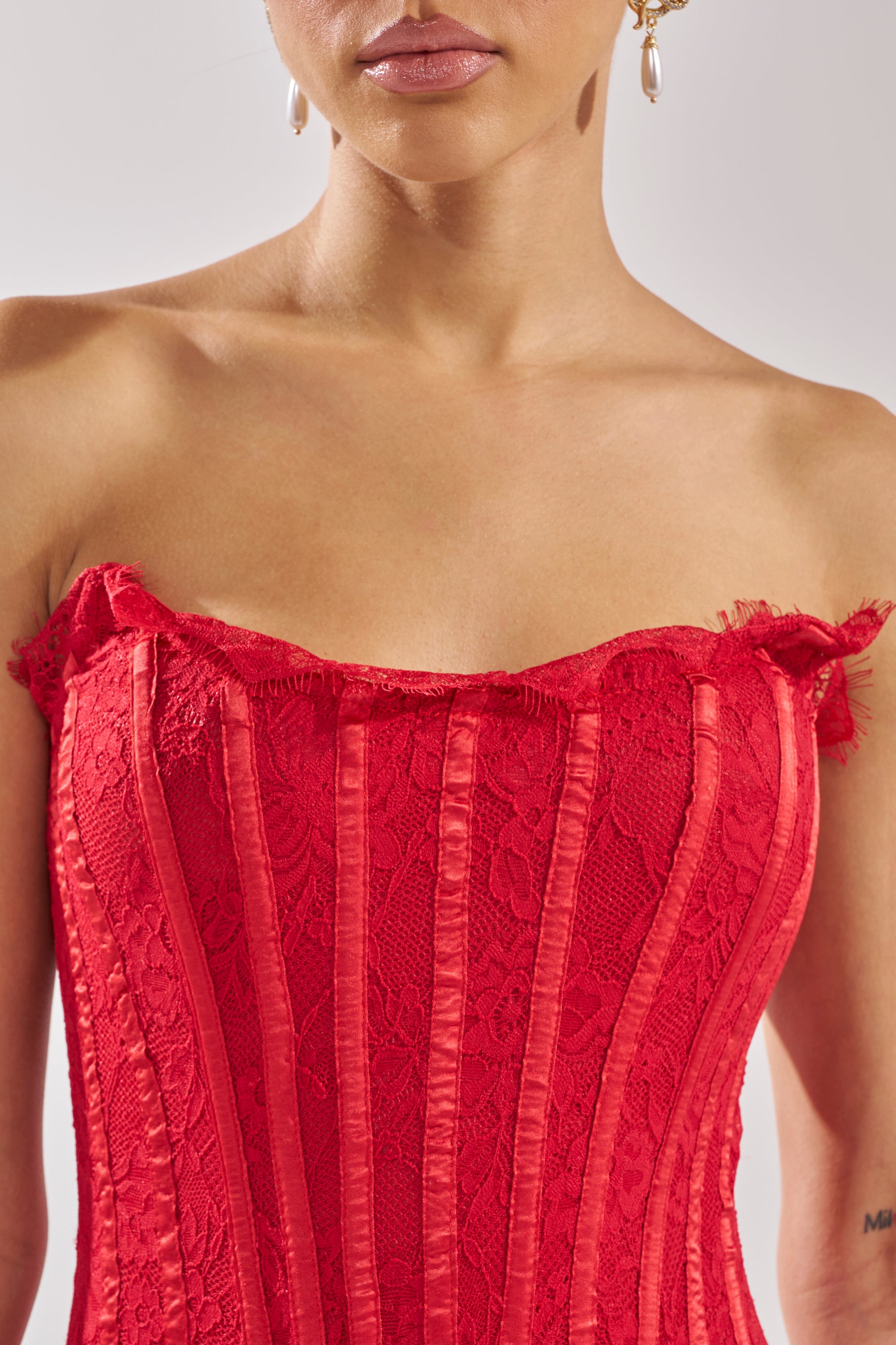 AKIRA Spoil Me Lace Mini Dress | Red | Size XL AKIRA Spoil Me Lace Mini Dress | Red | Size XL