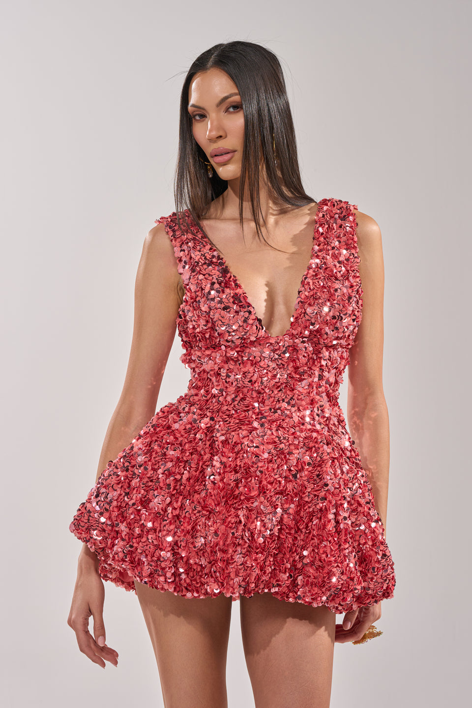 BARBIE GIRL SEQUIN MINI DRESS – AKIRA