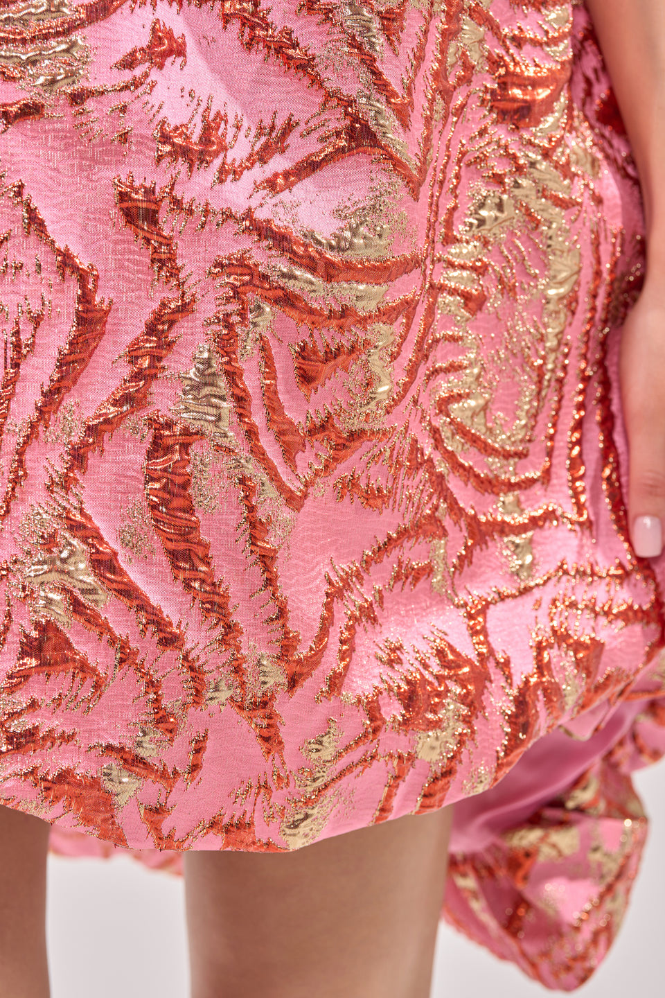 akira pretty in pink brocade dress Pretty in Pink Brocade Mini Dress Akira
