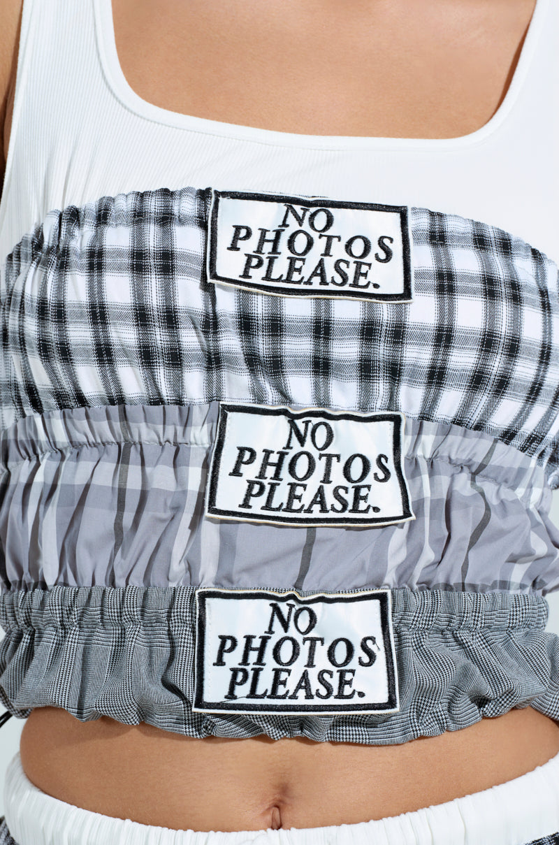 NO PHOTOS PLEASE PATCHED TANK – AKIRA