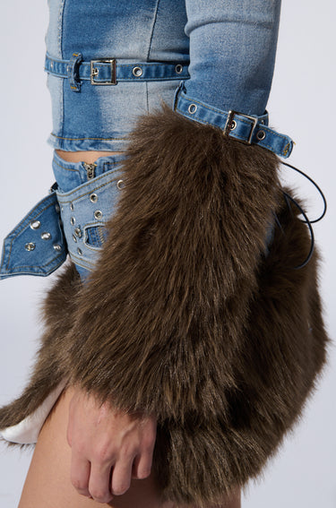 Danielle | Off Shoulder Denim Top main image 1