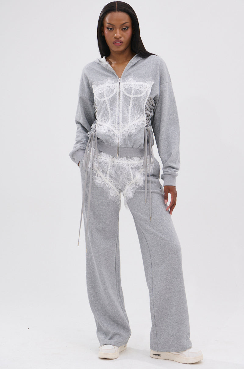 MAYBE NEXT TIME JOGGER WITH LACE DETAILS – AKIRA