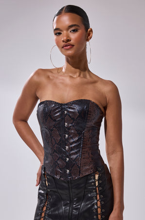 TIFFANY SNAKE CORSET – AKIRA
