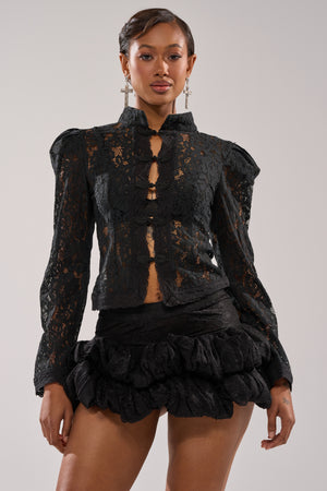 SEXY AS CAN BE LACE BLOUSE – AKIRA