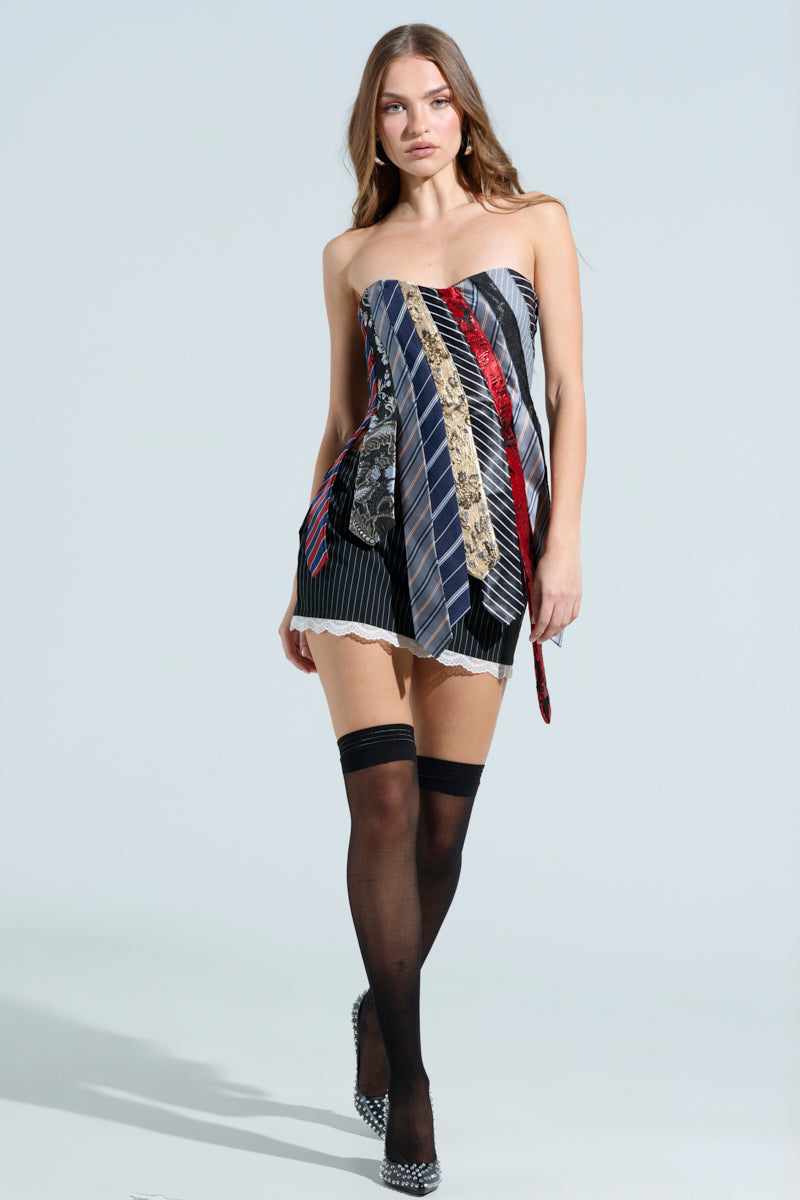 最終値下【新品未着用】MEER. CORSET DESIGN TOP/ GRY Scarlet Darkness One-piece Collar Adjustable Jacquard Corset