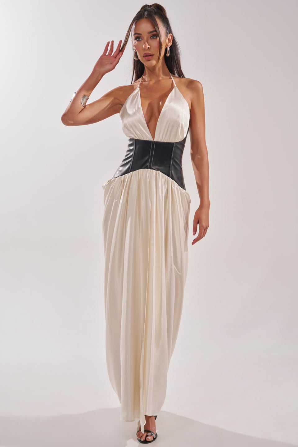 scarlette halter dress Portia And Scarlett 21305 Prom Long Halter Dress