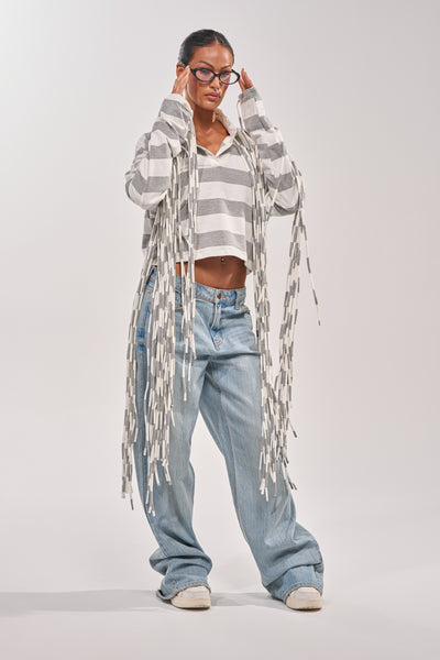 SOMETHING LIGHT FRINGE TOP – AKIRA