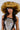 GRACELLE OVERSIZED FAUX FUR BUCKET HAT IN BROWN