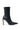 The AZALEA WANG GRYFFON BLACK STILETTO BOOTIE is a black, pointed-toe bootie with a slim ankle fit and a high heel embellished with colorful, multi-shaped gemstones.
