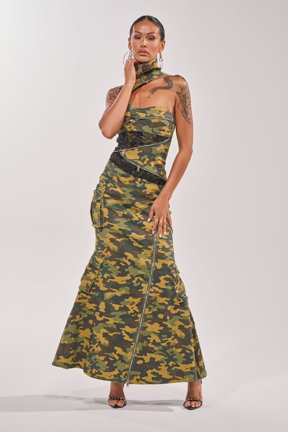 short camo homecoming dresses Off-Shoulder Floral Short Homecoming Dress main image 1