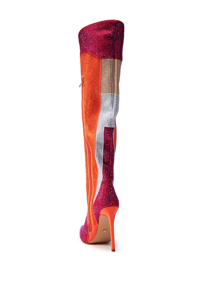 キラキラ⭐️　ボタニカル AZALEA WANG HADLEE MULTI SPORTY COLORBLOCKED BOOT – AKIRA