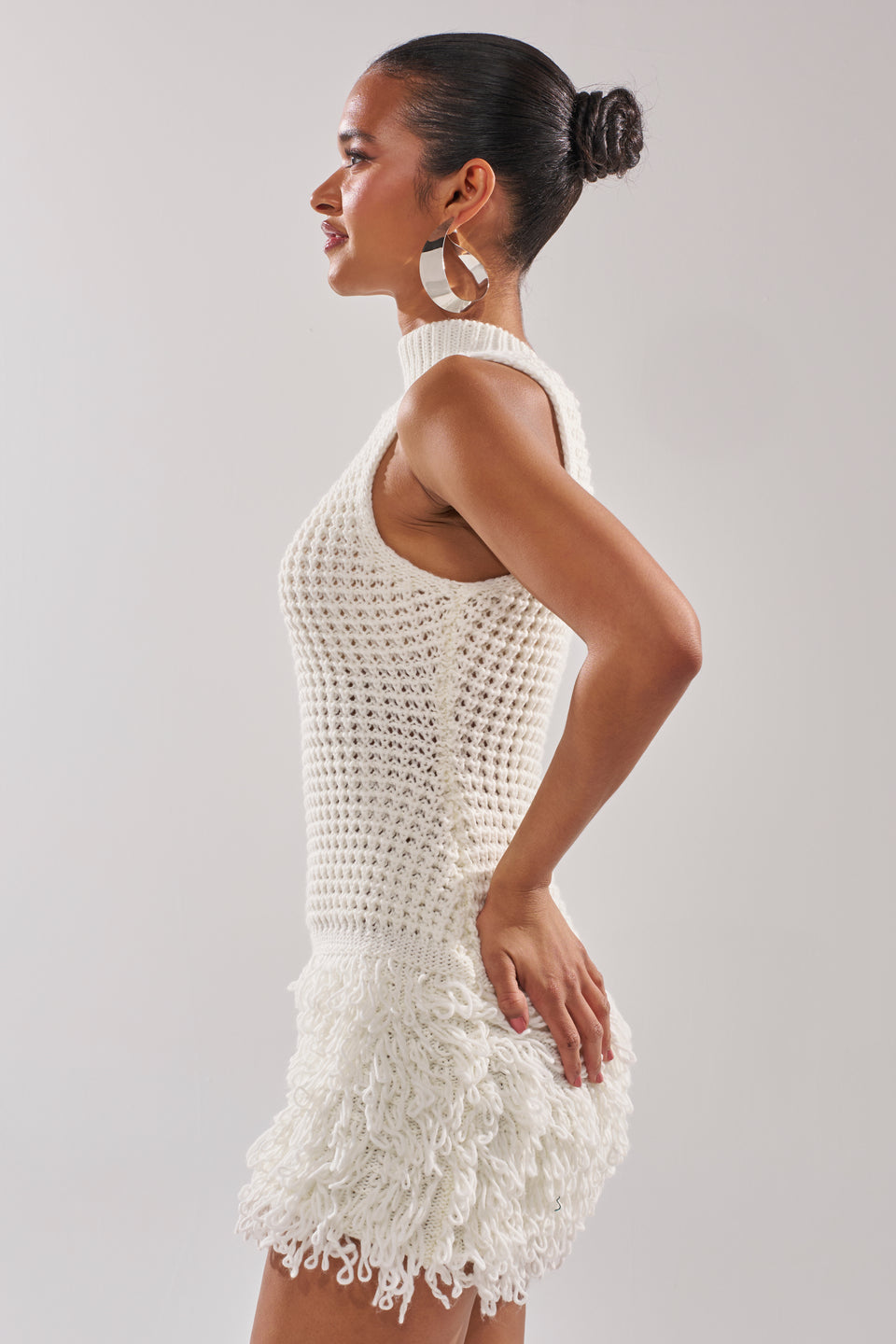 CROCHET CUTIE MINI DRESS – AKIRA