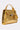 The CHROME LIFE PURSE is a gold handbag with intricate embossed floral patterns, a top handle, and a silver front clasp, showcased against a simple light background.