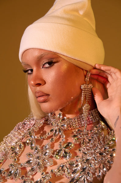 ALL NIGHT LONG STATEMENT EARRING – AKIRA display picture 1