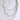 The TAKE A NOTE SILVER NECKLACE is a multi-layered piece with chunky silver chains in assorted link styles, accented by red, blue, and green gemstones, showcased on a light gray background.