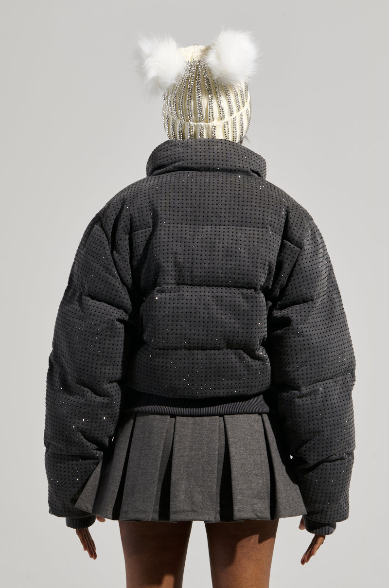 HOUDINI RHINESTONE PUFFER – AKIRA