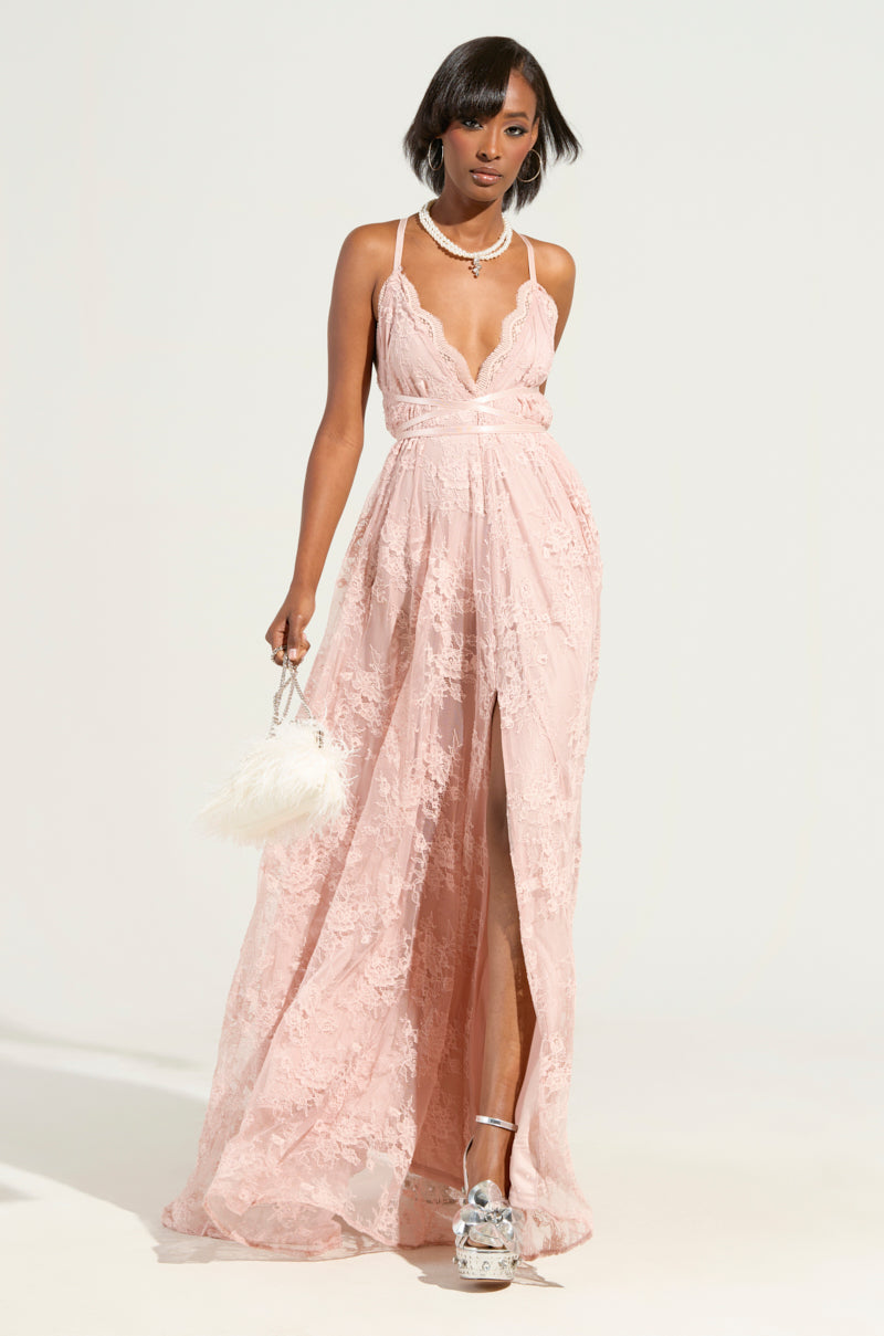 CRAVE YOU LACE MAXI DRESS – AKIRA