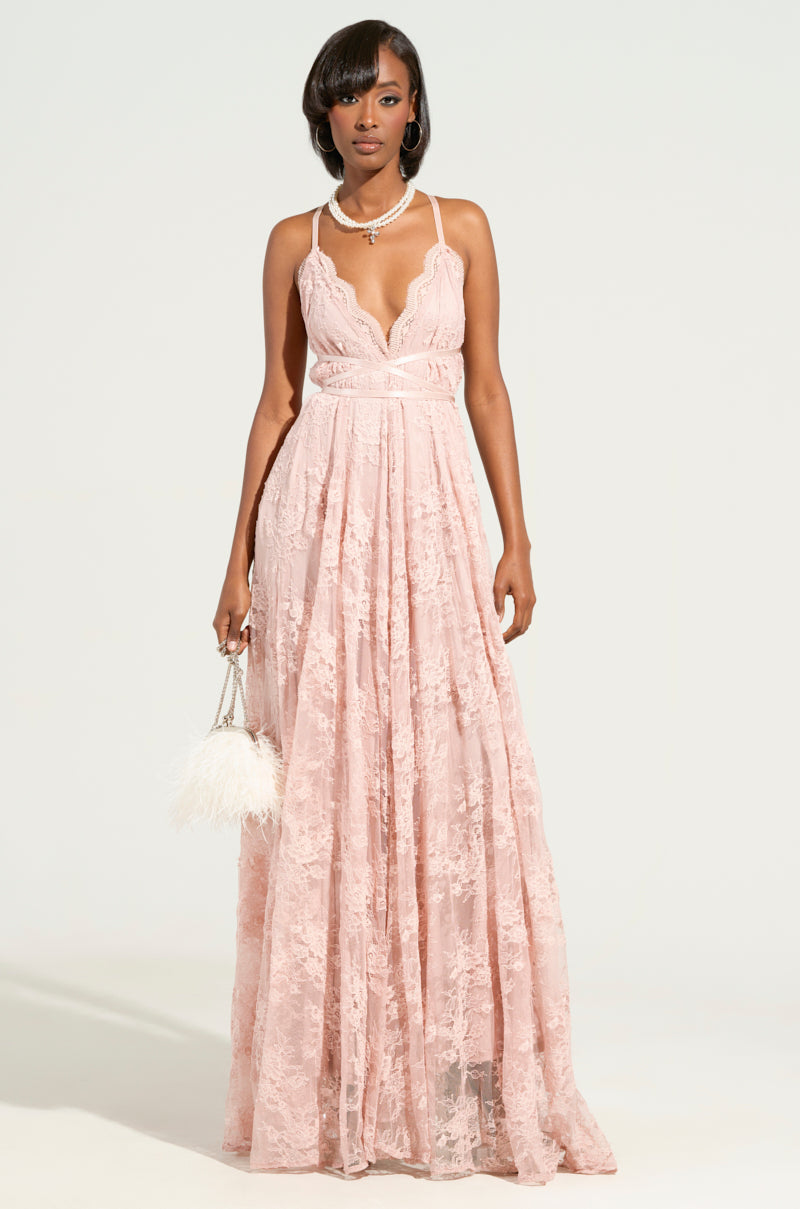 CRAVE YOU LACE MAXI DRESS AKIRA CRAVE YOU LACE MAXI DRESS AKIRA