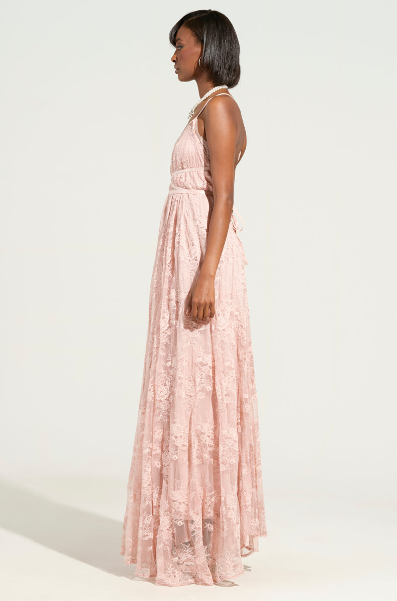 CRAVE YOU LACE MAXI DRESS AKIRA CRAVE YOU LACE MAXI DRESS AKIRA