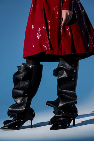 靴 black boots opium swag 43 Sam Edelman - Kimberly Boot - Black Patent – Flutter