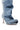 The AZALEA WANG IMOGINE DENIM SNAP BOOT features a stiletto heel, pointed toe, and chic scrunched-jean styling with metal snaps for a bold fashion statement.