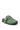 Meet the AZALEA WANG INFORMER GREEN SNAKE CLOG: a stylish slip-on with a chic snakeskin pattern and elegant silver buckle. It has a black sole and cushioned insole, blending style with comfort for an effortlessly fashionable appearance.