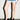 Wearing a frayed blue denim mini skirt, white shirt, bracelets, and AZALEA WANG JAEKE NAVY FUR WEDGE PUMP slippers, a person stands against a white brick wall on a concrete floor.