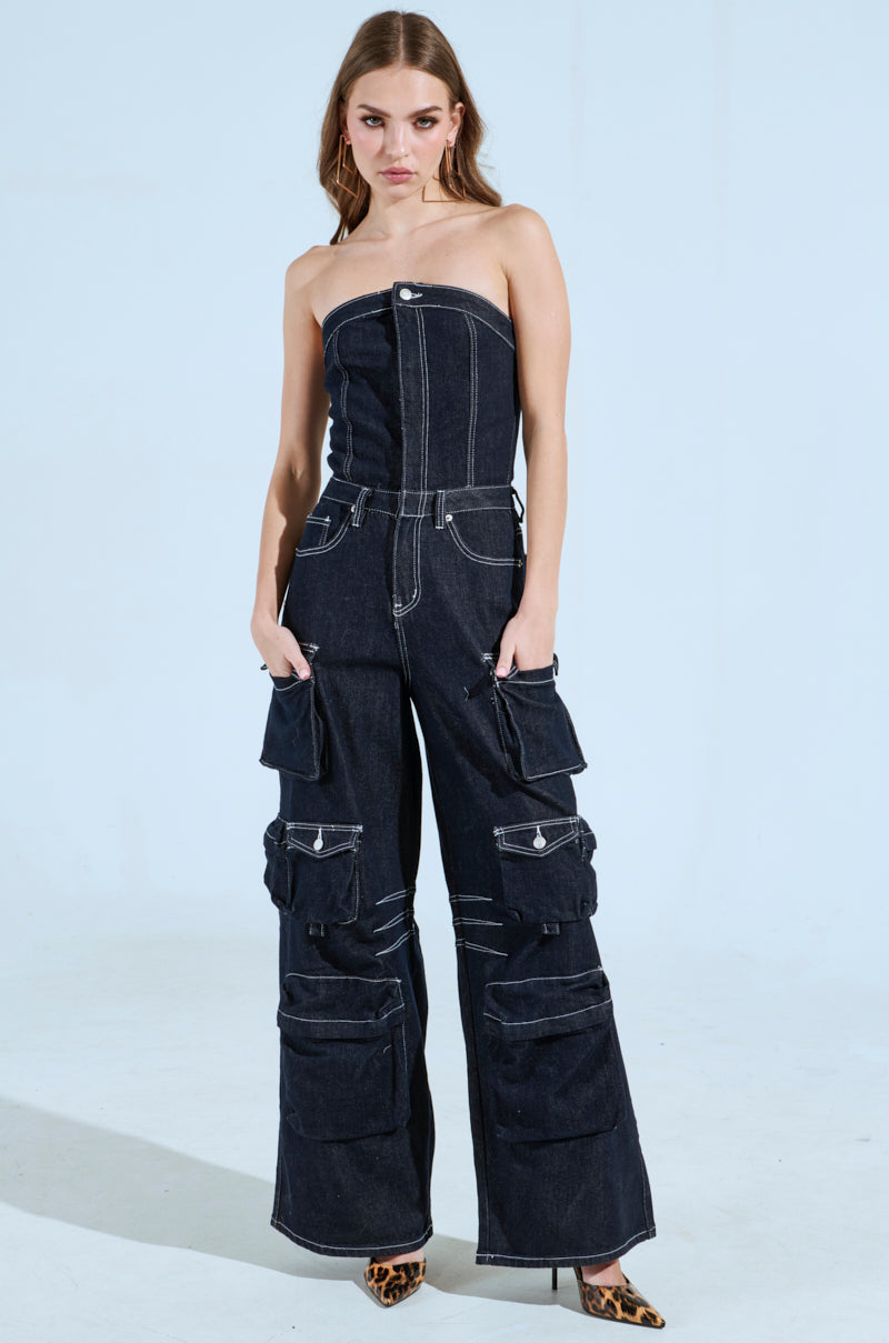 YURI JUMPSUIT IN DENIM main image 0