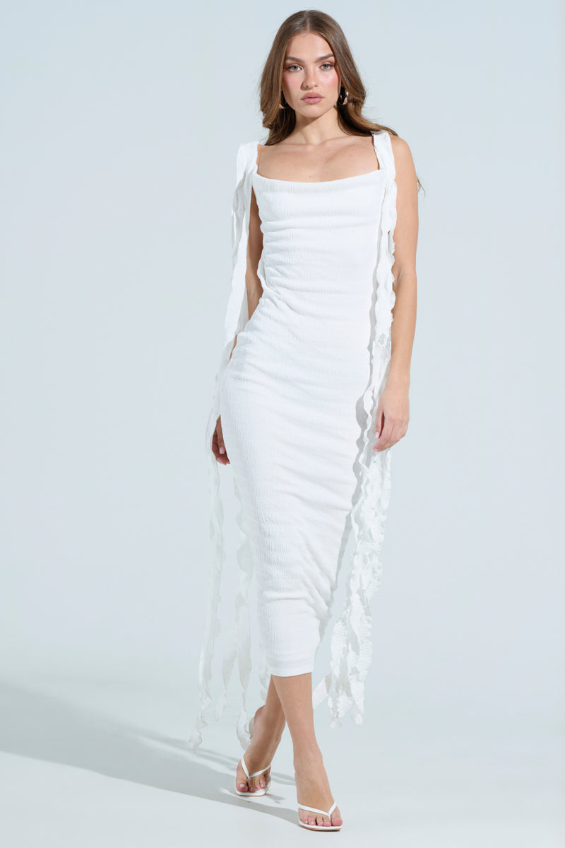 GET LIKE ME BACKLESS MIDI DRESS IN IVORY – AKIRA GET LIKE ME BACKLESS MIDI DRESS IN IVORY – AKIRA