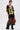 A woman rocks the CITY GIRL LAYERED JERSEY MIDI DRESS: a loose black 