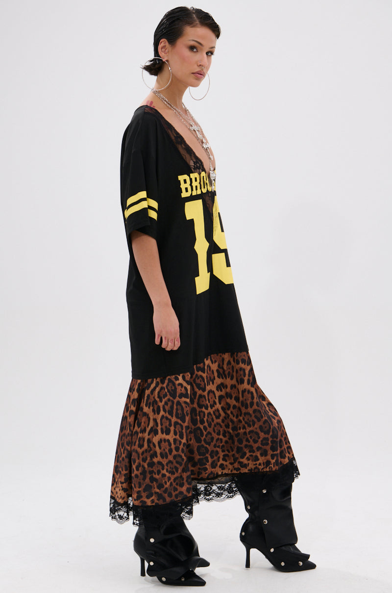 AKIRA City Girl Layered Jersey Maxi Dress | Black | Size 1X AKIRA City Girl Layered Jersey Maxi Dress | Black | Size 1X