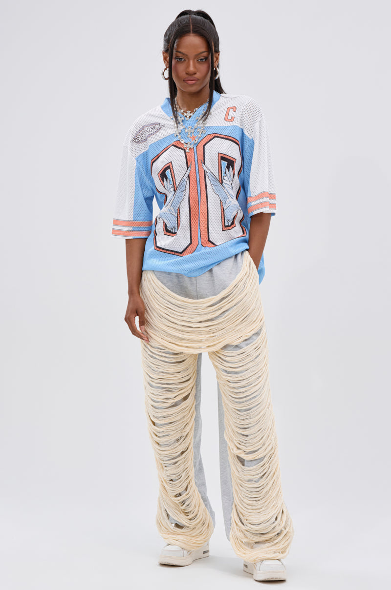 Akira Crazy Lady Distressed Jogger Pants | Size Medium, image size:800x1209