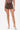 JULIE FAUX LEATHER STUD SHORT