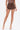 JULIE FAUX LEATHER STUD SHORT